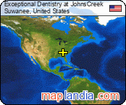 Exceptional Dentistry at JohnsCreek satellite map