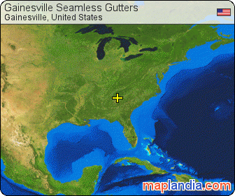 Gainesville Seamless Gutters satellite map