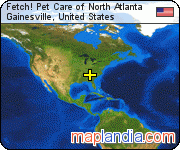 Fetch! Pet Care of North Atlanta satellite map