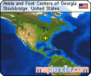 Ankle and Foot Centers of Georgia satellite map