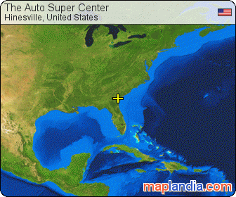 The Auto Super Center satellite map