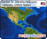 Dentist Dr. Marsha Holloway satellite map