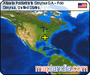 Atlanta Podiatrists Smyrna GA - Foo satellite map