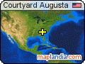 Courtyard Augusta satellite map