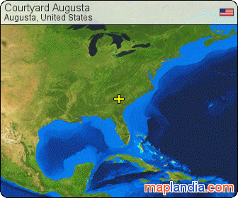 Courtyard Augusta satellite map