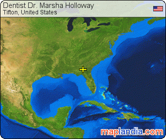 Dentist Dr. Marsha Holloway satellite map