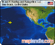 M and R Roofing and Raingutters LLC satellite map