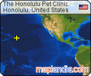 The Honolulu Pet Clinic satellite map