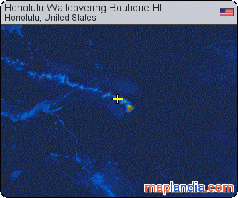 Honolulu Wallcovering Boutique HI satellite map