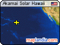 Akamai Solar Hawaii satellite map