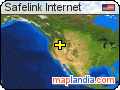 Safelink Internet satellite map