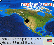 Advantage Spine & Disc satellite map