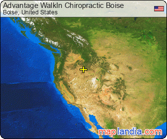 Advantage WalkIn Chiropractic Boise satellite map