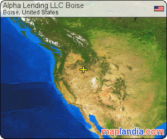 Alpha Lending LLC Boise satellite map