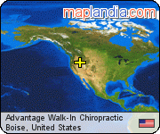Advantage Walk-In Chiropractic satellite map
