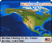 Meridian Plumbing Co. Inc.- Plumber satellite map