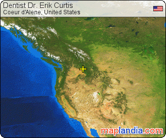 Dentist Dr. Erik Curtis satellite map