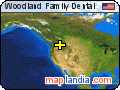 Woodland Family Dental satellite map