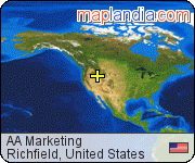 AA Marketing satellite map