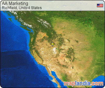 AA Marketing satellite map