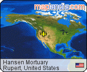 Hansen Mortuary satellite map