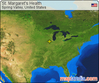 St. Margaret's Health satellite map