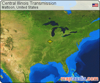 Central Illinois Transmission satellite map