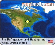 Pro Refrigeration and Heating, Inc. satellite map