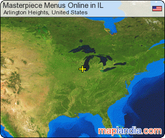 Masterpiece Menus Online in IL satellite map