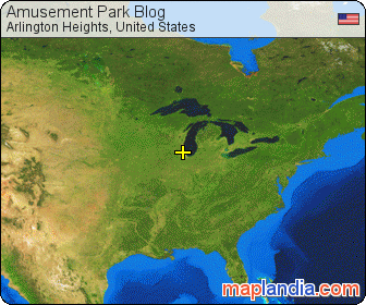 Amusement Park Blog satellite map