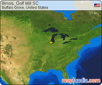 Illinois, Golf Mill SC satellite map