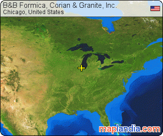 B&B Formica, Corian & Granite, Inc. satellite map