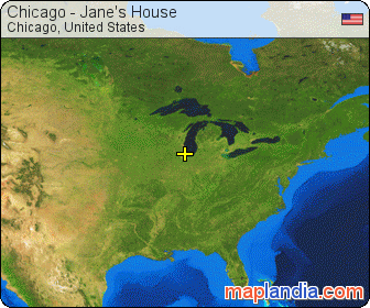 Chicago - Jane's House satellite map