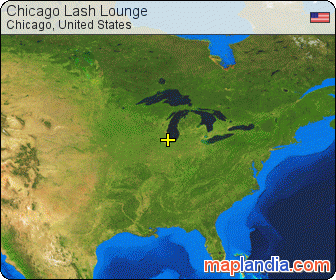 Chicago Lash Lounge satellite map