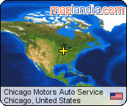 Chicago Motors Auto Service satellite map