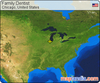 Family Dentist satellite map