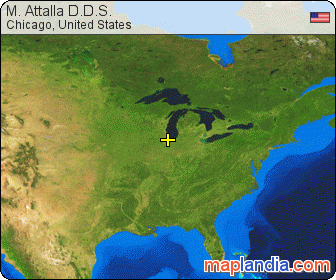 M. Attalla D.D.S. satellite map