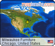 Milwaukee Furniture satellite map