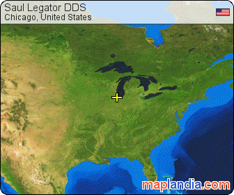 Saul Legator DDS satellite map