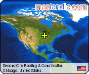 Second City Roofing & Construction satellite map