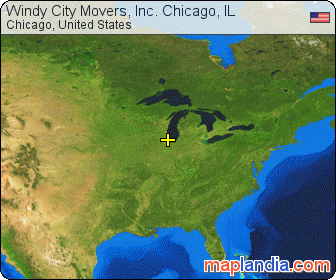 Windy City Movers, Inc. Chicago, IL satellite map