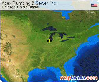 Apex Plumbing & Sewer, Inc. satellite map