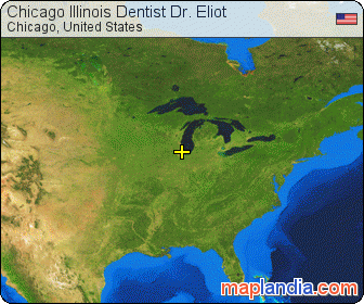 Chicago Illinois Dentist Dr. Eliot  satellite map