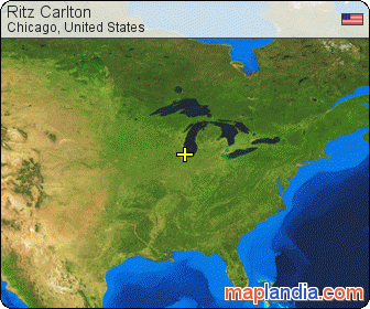 Ritz Carlton satellite map
