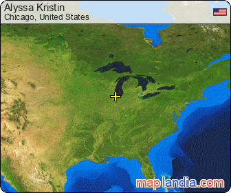 Alyssa Kristin satellite map