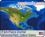Park Place Dental satellite map