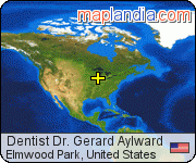 Dentist Dr. Gerard Aylward satellite map