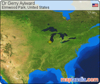 Dr Gerry Aylward satellite map