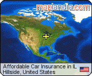 Affordable Car Insurance in IL satellite map