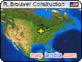 R. Brouwer Construction satellite map